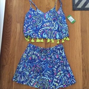 Lilly Pulitzer Ramona Crop Set Size 2